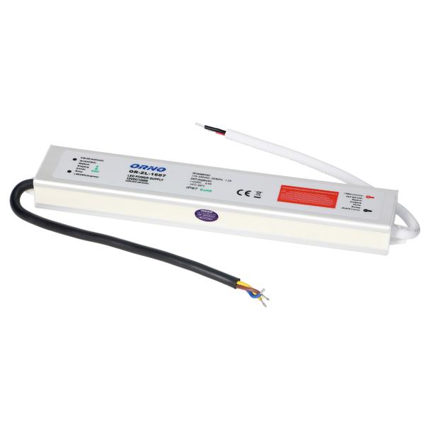 Zasilacz do oświetlenia LED 170-265V AC/12V DC 100W IP67 OR-ZL-1607 ORNO