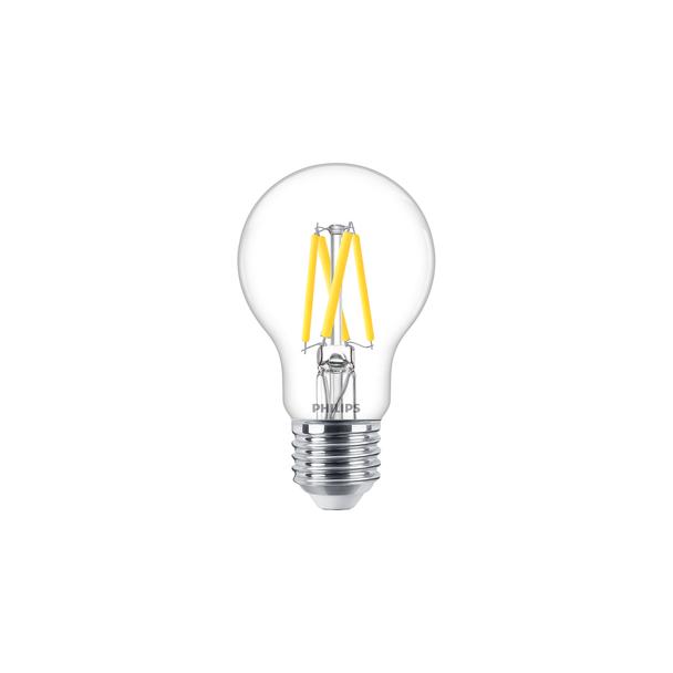 Żarówka LED ściemnialna 3,4W=40W 470lm 2200-2700K kulka DT3,4-40W E27 CRI95 A60 Szkło przezroczyste 9,29004E+11 PHILIPS