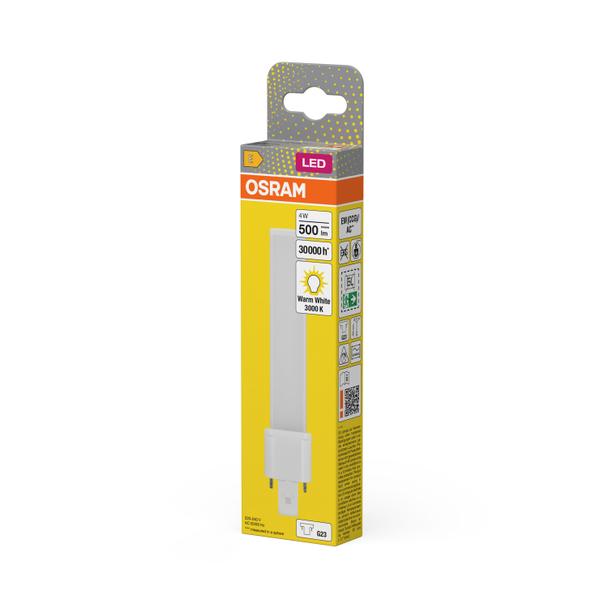 Lampa DULUX S LED FR 9 CCG, AC mains 4,5W 830 G23