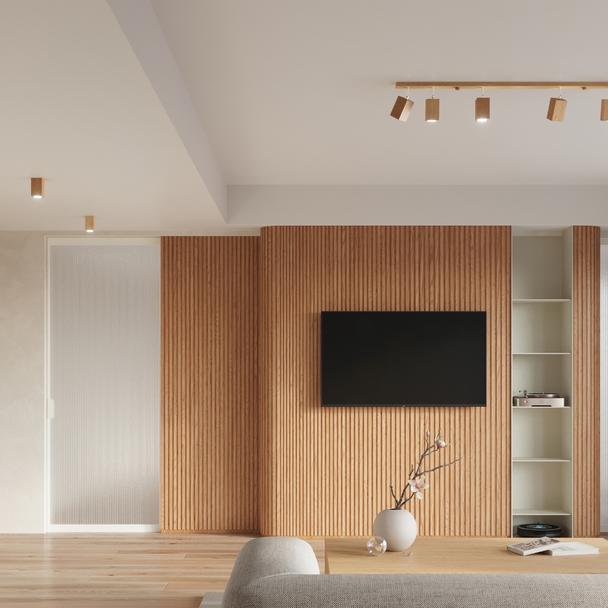 Sollux Plafon KEKE 10 dąb SL.1040
