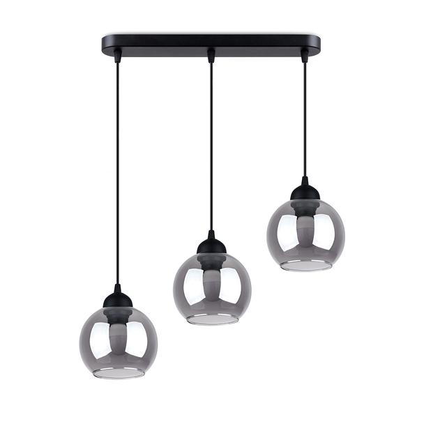 Sollux Lampa wisząca ALINO 3 czarna SL.1142