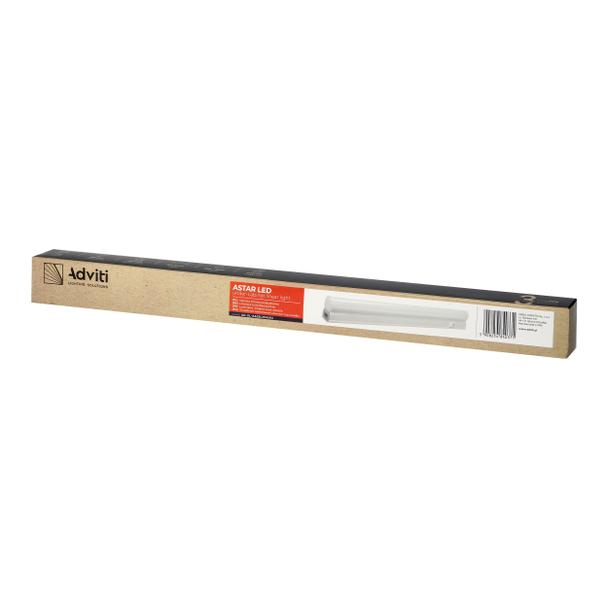 ASTAR LED 4W, oprawa liniowa podszafkowa, 360lm, 4000K, wtyk 2-pinowy, układ przelotowych złącz, wył AD-OL-6425LZM4/PZ ORNO
