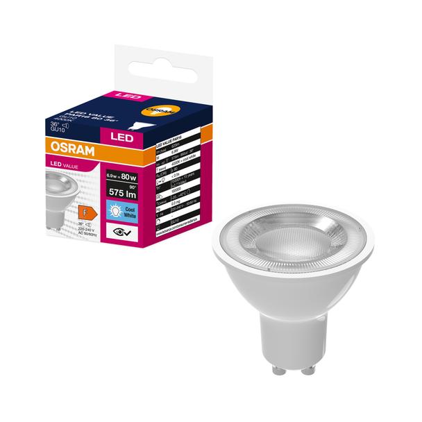 Lampa LED VALUE non-dim PAR16 80 36° 6,9W 840 230V GU10
