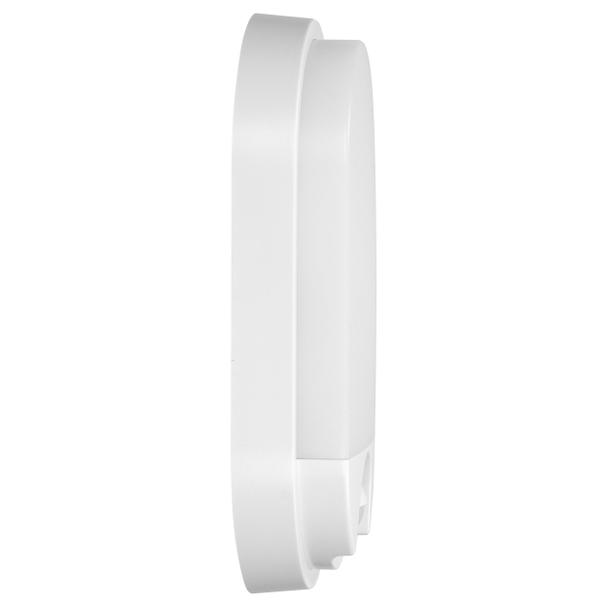 NEFRYT LED 10W, oprawa ogrodowa z czujnikiem ruchu 140st, 850lm, IP54, 4000K, biała AD-OP-6110WLPMR4 ORNO