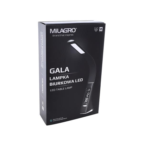 lampka biurkowa LED Gala 6W 420lm 3000K brązowa ML139 Milagro