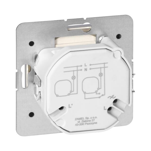 Ściemniacz obrotowy LED Pearl, 230V, 50Hz, Pmin:3W, Pmax:35W, SO-1P/LED, antracyt OR-OE-7716/LED/A ORNO