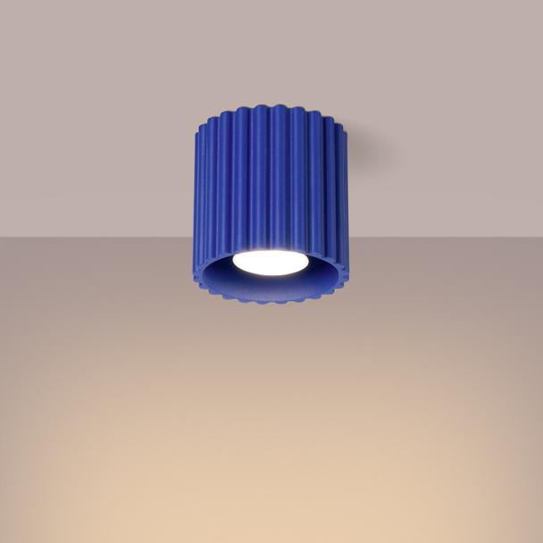 SOLLUX Plafon AURA 1 ultramaryna GU10 ; SL.1809