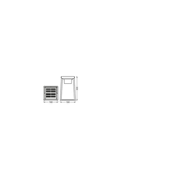 Oprawa SMART OUTD BT TABLE FRAME SOLRGBW  LEDV