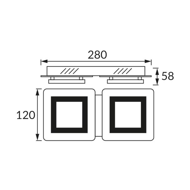LIKYA LED-2 3000K 03135 IDEUS