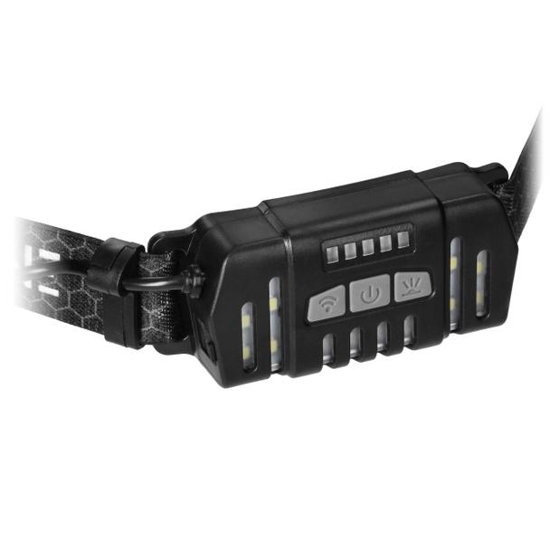Latarka czołowa LED COB + CREE z akumulatorem 1200 mAh LT-9 ORNO