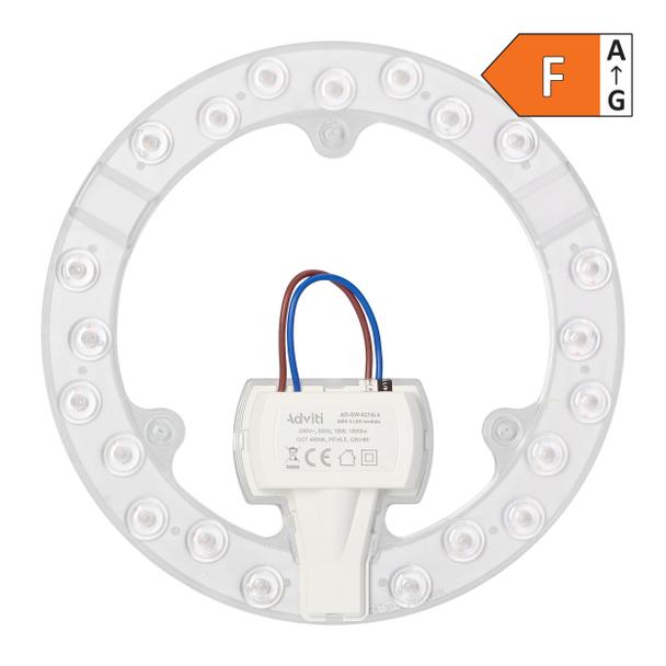 AVIS II LED 18W, panel świetlny, 1800lm, 4000K, 3 neodymowe magnesy, O 176 AD-SW-6274L4 ORNO