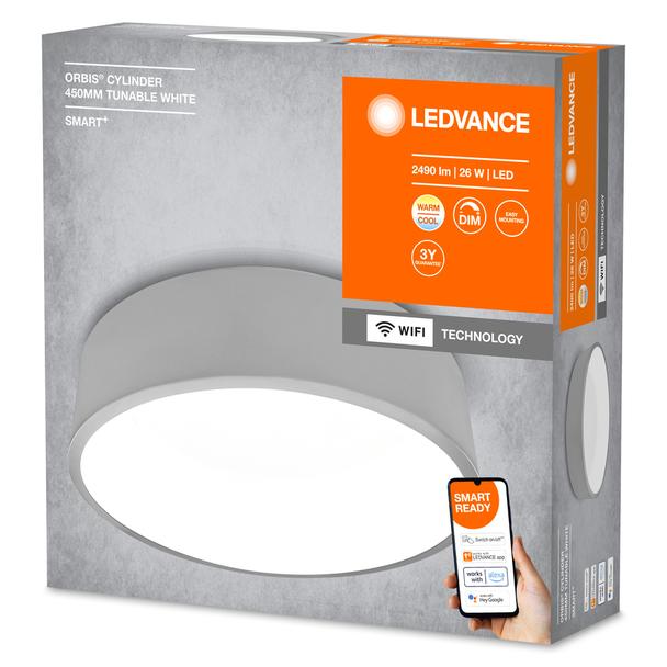 Oprawa SMART+ Orbis Ceiling Cylinder WIFI TW 450mm Grey
