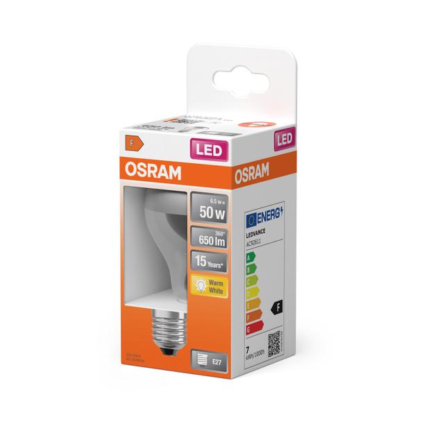 Lampa LED STAR CL A Filament szkło przezroczyste Mirror Silver 51 non-dim 6,5W 827 E27