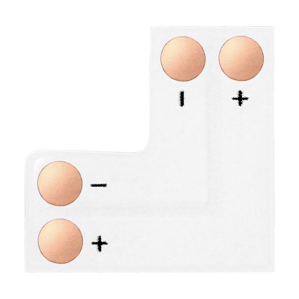 Złączka LED 8mm kątowa ''L'' AD-TL-6499/Z/L ORNO
