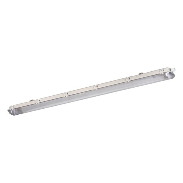 Oprawa pyłoszczelna pod tuby LED DICHT 4LED PI 236/PS odbłyśnik stalowy pod 2 świetlówki T8 LED 1200mm G13 max36W IP65 szary 31323 KANLUX