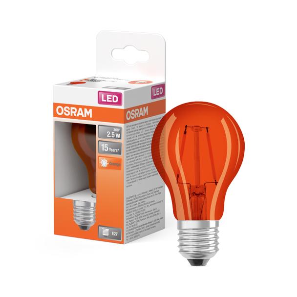 Lampa LED STAR CL A Orange 15 non-dim 2,5W E27