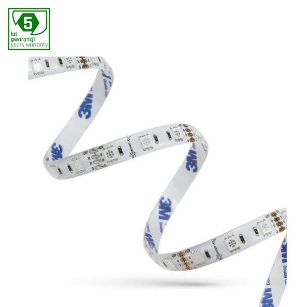 PASEK LED 48W 5050   60LED RGB 1m (rolka 5m) - bez osłony