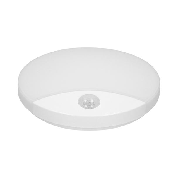 VIRAZON LED 15W, plafon z czujnikiem ruchu, 1050lm, IP44, 4000K, poliwęglan mleczny, biały AD-PL-6064WLPMR4 ORNO