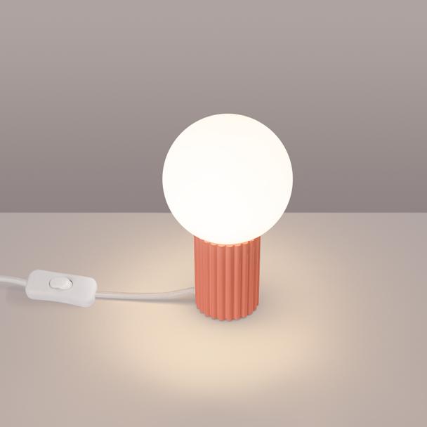 Lampa biurkowa HALO brzoskwiniowa
