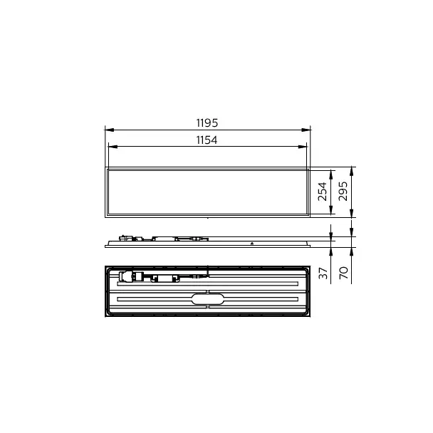 Panel LED Coreline RC132V G6 UGR19 31/22W 2900/3100/3350/3600/4000/4300lm IP20/44 all-in 3000/3500/4 9,11402E+11 PHILIPS