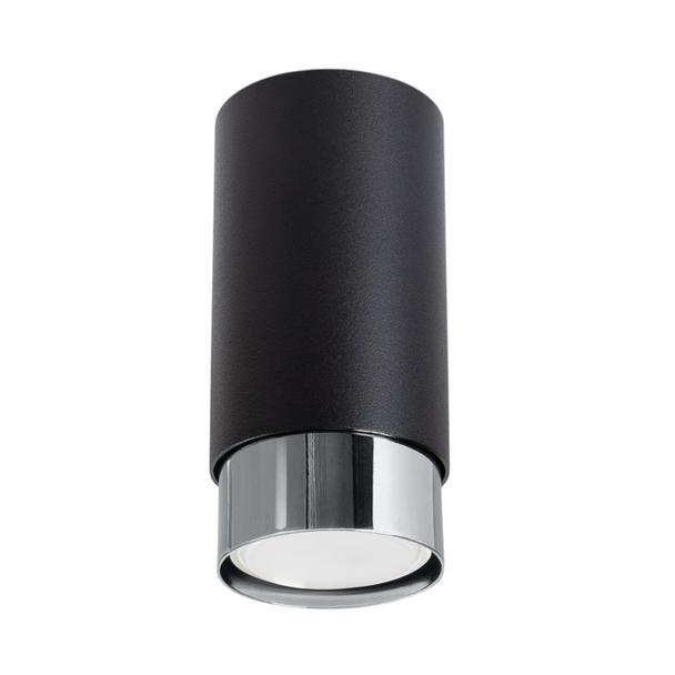 Sollux Plafon NERO 12,5 czarny/chrom SL.1408