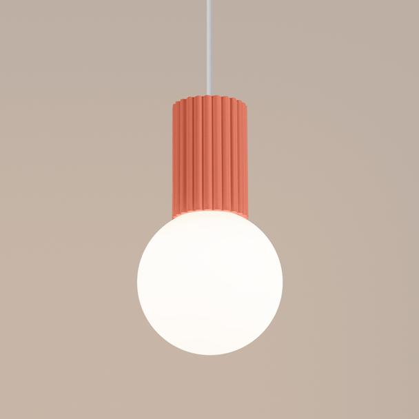 Lampa wisząca HALO 1 brzoskwiniowa
