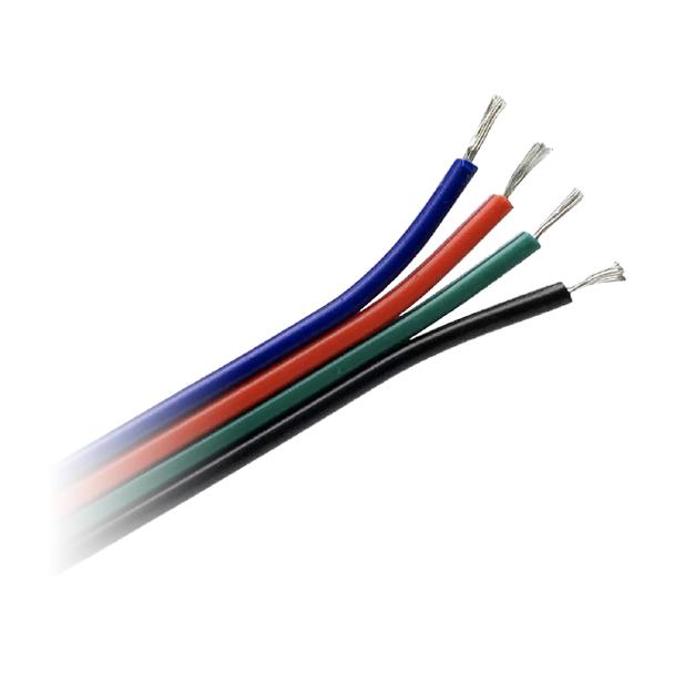 Przewód do taśm LED RGB, 4x0,35mm2, 25m AD-TL-6498/RGB/25M ORNO