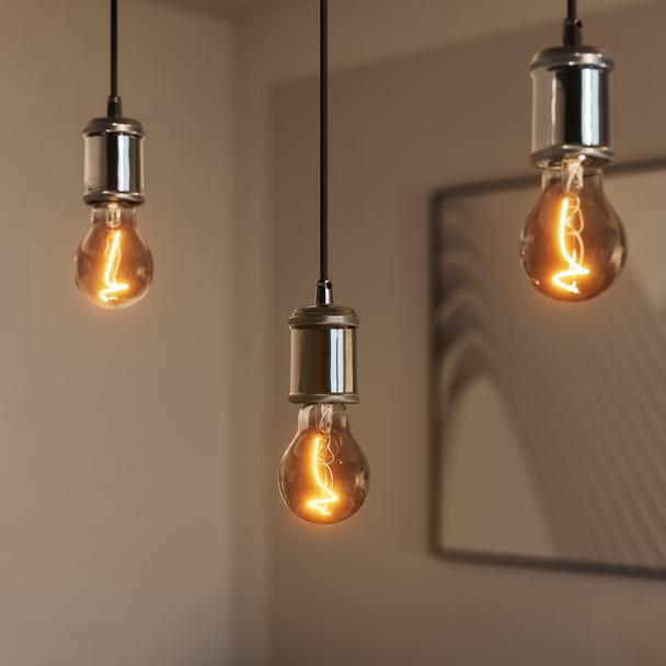 Lampa LED Vintage 1906 LED CL A Filament szkło przezroczyste SMOKE non-dim 3,4W/818 E27