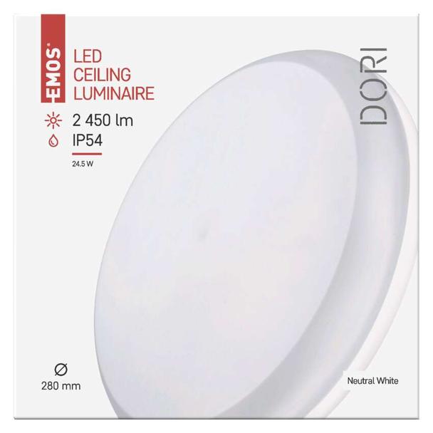 Oprawa LED okrągła DORI 24,5W IP54 neutralna biel ZM4312 EMOS