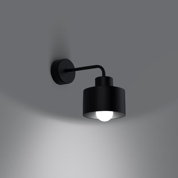 Sollux Kinkiet SAVAR 1 czarny SL.1129