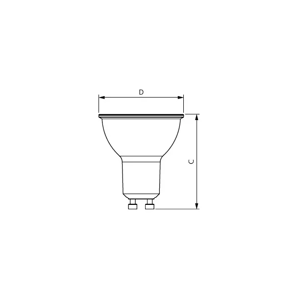 Żarówka LED PILA 4,9W=42W 500lm 2700K barwa ciepła LED 500lm GU10 WW 120st. 1CT/10 9,29001E+11 PHILIPS