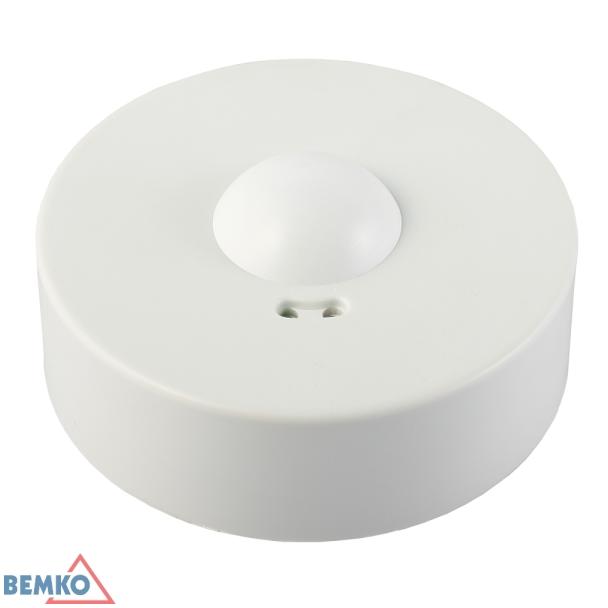 CZUJNIK MIKROFALOWY 1200W 360* IP20 OKRĄGŁY BIAŁY B52-SES60WH BEMKO