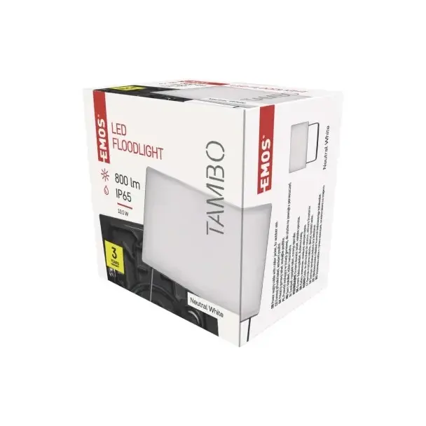 Naświetlacz LED TAMBO 10W neutralna biel ZS2511 EMOS