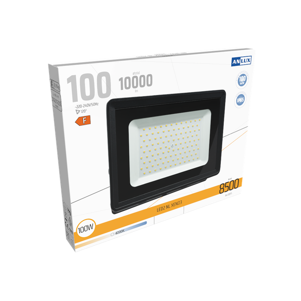 NAŚWIETLACZ LED XENO3 100W 100LM/W NEUTRALNY BIAŁY ANLUX