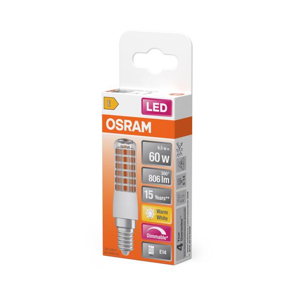 Lampa LED SPECIAL T SLIM CL 60 dim 7W 827 E14