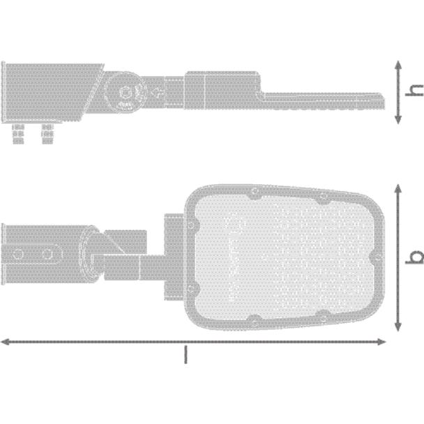 Oprawa STREETLIGHT AREA SM V 45W 765 RV20ST GY