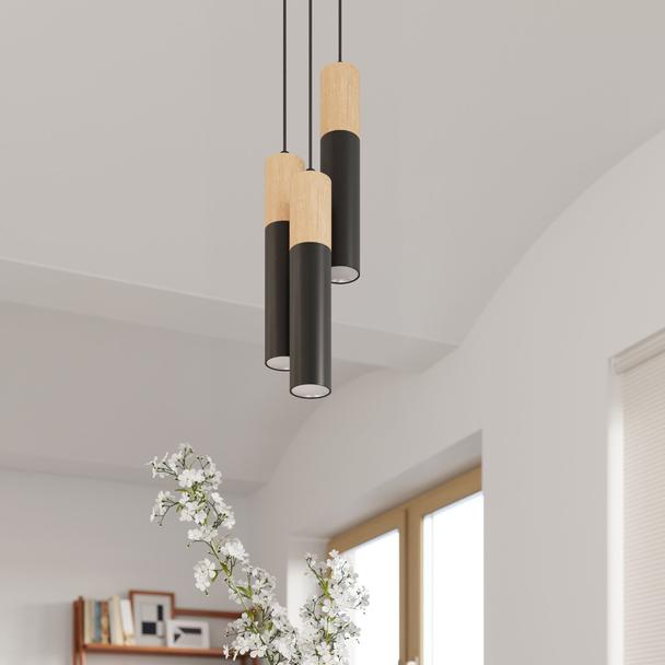 Sollux Lampa wisząca PABLO czarna SL.0632