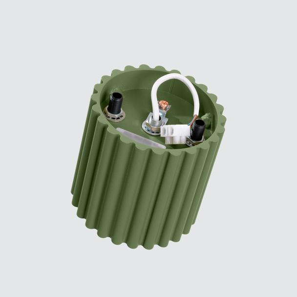 SOLLUX Plafon AURA 1 zielony oliwkowy GU10 ; SL.1794
