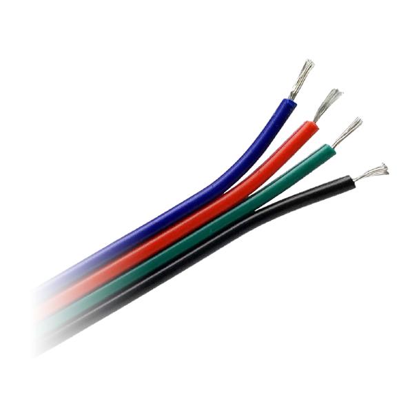Przewód do taśm LED RGB, 4x0,35mm2, 25m AD-TL-6498/RGB/25M ORNO