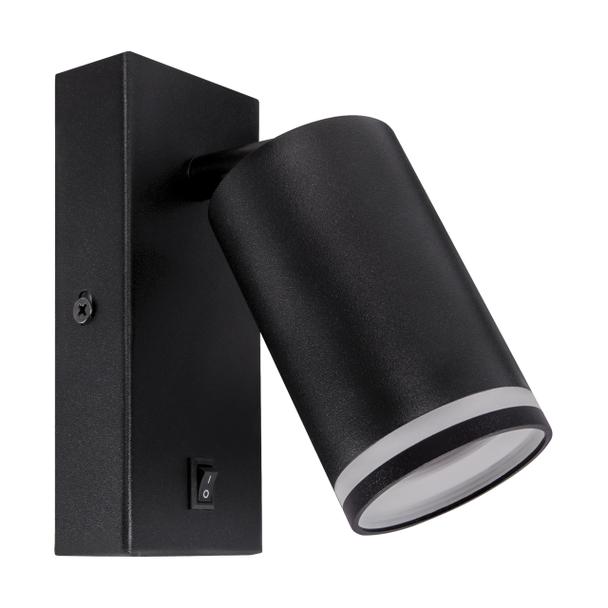 Oprawa dekoracyjna ZULA WLL GU10 BLACK 03998 IDEUS