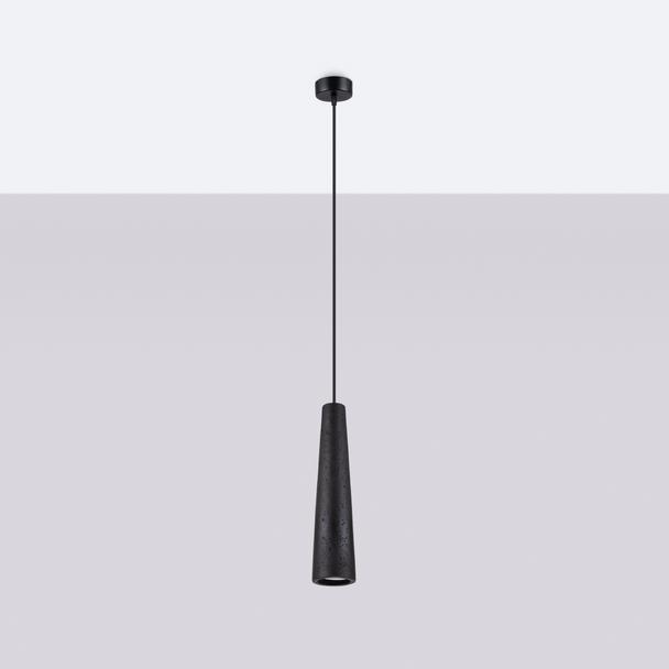 Lampa wisząca ELECTRA czarna beton