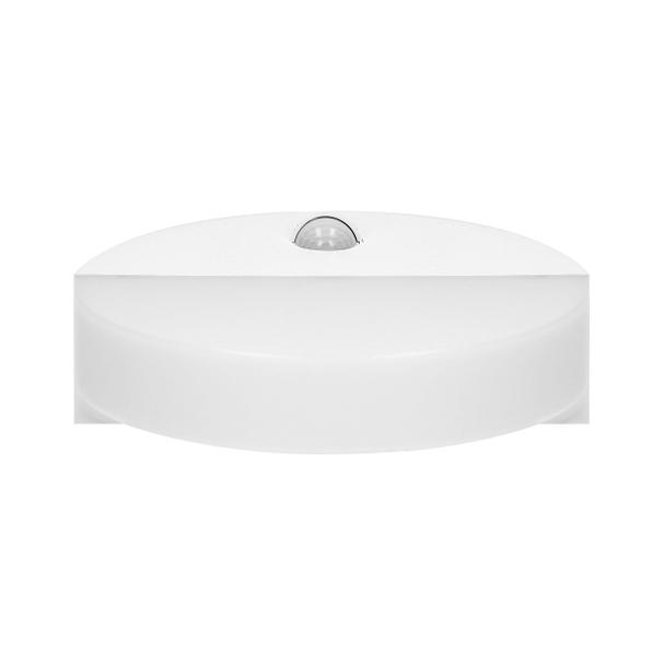 HALIT LED 10W, oprawa ogrodowa z czujnikiem ruchu 140st, 600lm, IP65, 4000K, IK10, biała AD-OP-6116WLPMR4 ORNO