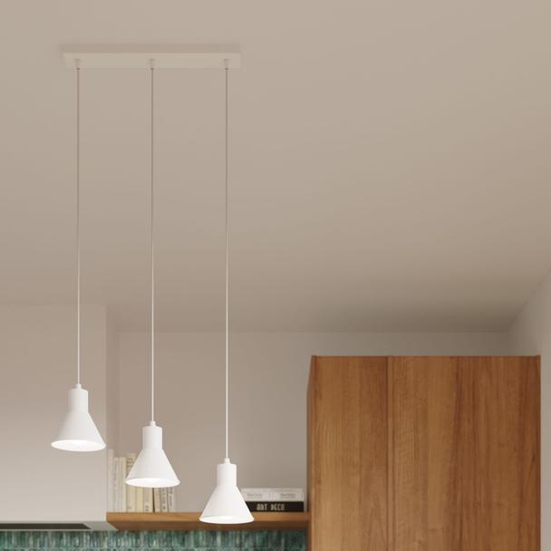 Sollux Lampa wisząca TALEJA 1 biała [E27] SL.0983
