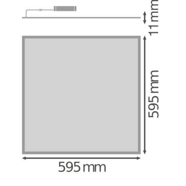 Oprawa BIOLUX HCL PANEL 600 S 41W TW DALI