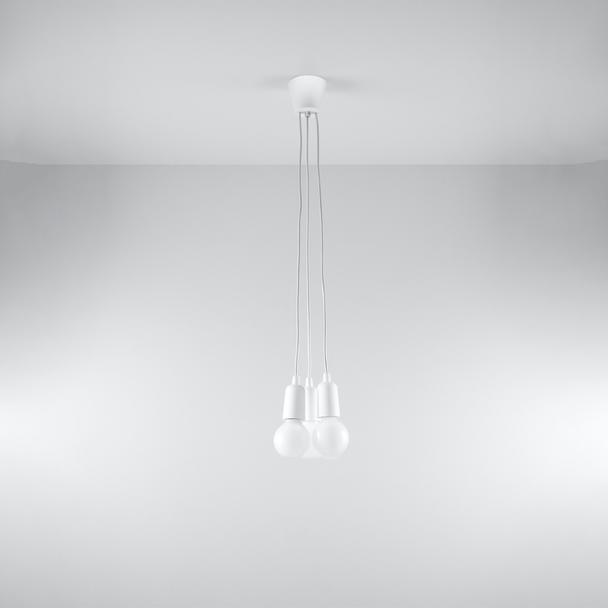 Sollux Lampa wisząca DIEGO 3 biała SL.0570