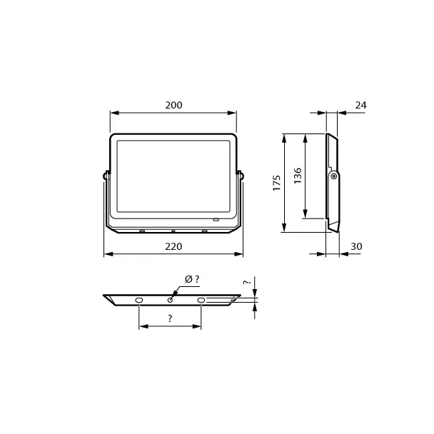 Naświetlacz reflektor halogen LED PILA BVP008 50W 4750lm IP65 4000K barwa neutralna 50W 9,11402E+11 PHILIPS