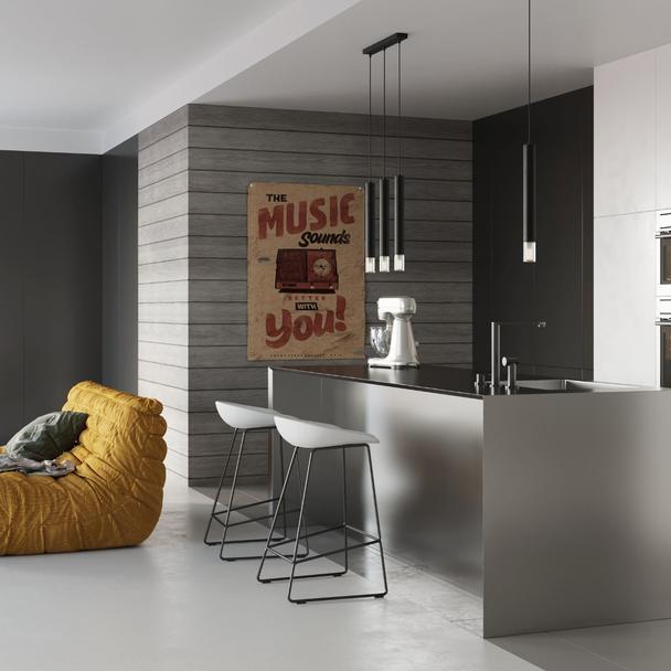 Sollux Lampa wisząca WEZYR 2 czarna SL.0961