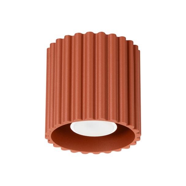 SOLLUX Plafon AURA 1 ochra czerwona GU10 ; SL.1799