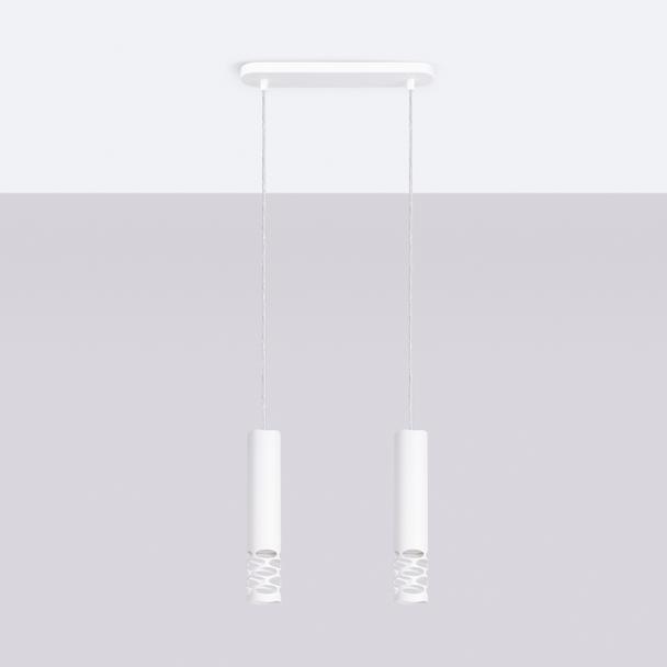 Sollux Lampa wisząca LIRO 2 biały