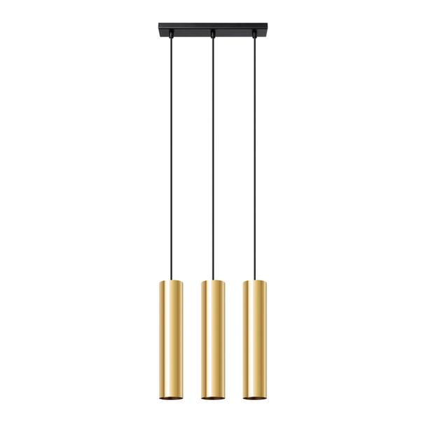 Sollux Lampa Wisząca LAGOS 3 złoty połysk SL.1201